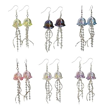 【茶々】クラゲイヤリング 2341236bfc76305fce7dd83310f29a